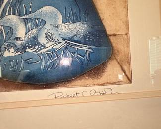 Robert C. Gribble "Still Life with Loon" Limited Edition Print