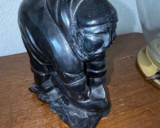 Inuit Carving of a Hunter