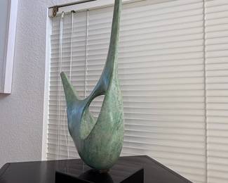 Mid-Century Modern Bronze Bird Sculpture by Alfredo Ceschiatti