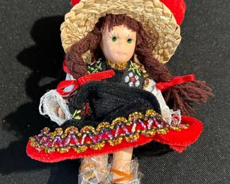 Vintage Mexican Folk Art Doll