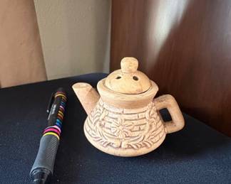 Terracotta Teapot-Shaped Incense Burner