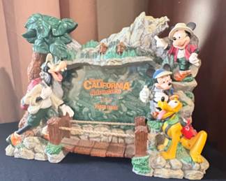 Disney California Adventure Photo Frame with Mickey, Minnie, Goofy, and Pluto