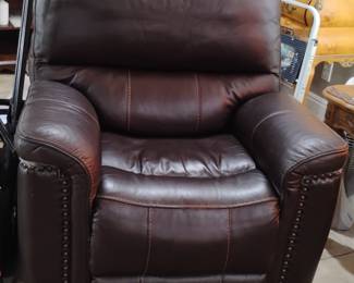 Brown Leather Recliner