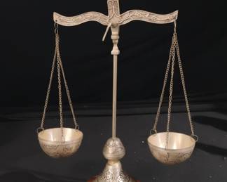 Decorative Brass Balance Scale