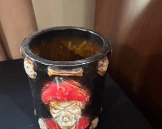 Pirate Skull Ceramic Tiki Mug