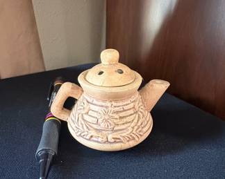 Terracotta Teapot-Shaped Incense Burner
