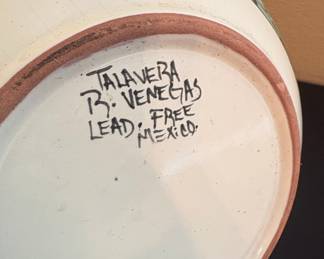 Talavera Pottery Fruit Bowl by R. Venegas