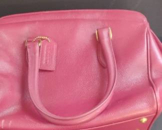 Coach Leather Satchel Handbag