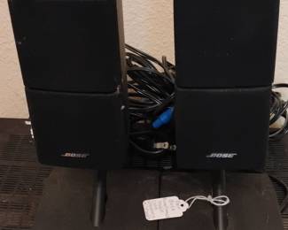 Bose Acoustimass Double Cube Speakers with Stands