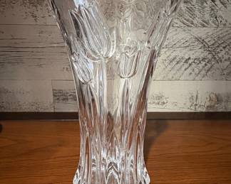 Mikasa Blossom Crystal Vase