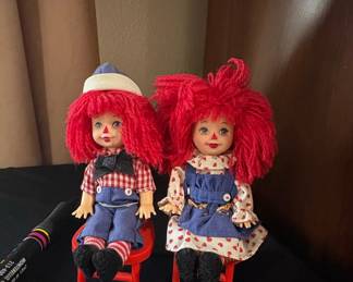 Barbie Kelly & Tommy as Raggedy Ann & Andy Dolls
