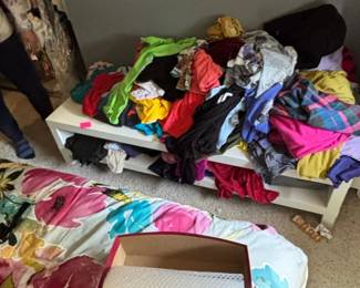 Assorted Clothing and Bedding