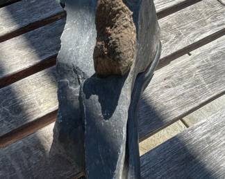 Japanese Suiseki Stone Display