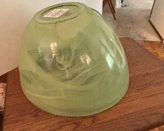 Allure Large Sidedo Bowl, 12" Yellow, 100% Recycled Glass