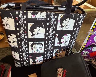 Betty Boop Tote Bag and Wallet Set