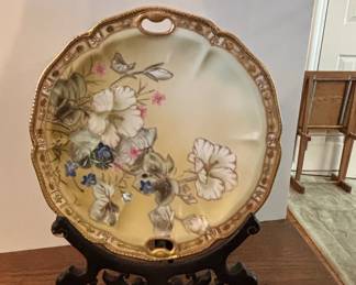 Hand Painted Nippon Porcelain Decorative Plate