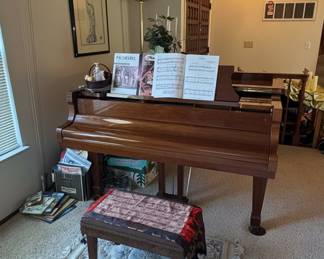 Upright Piano with Bench