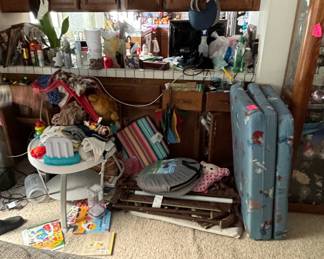 Assorted Children's Books and Toys