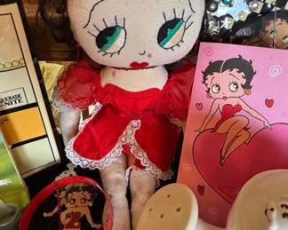 Betty Boop Plush Doll and Collectibles Lot