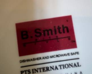 B. Smith with Style White Rectangular and Square Serving Platters