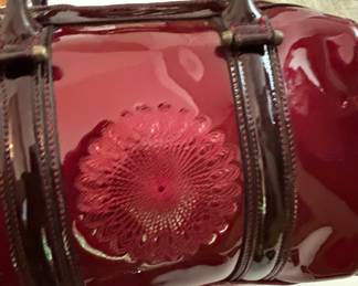 Desigual Patent Leather Satchel and Wallet Set