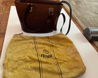 Fendi Zucca Canvas Tote Bag with Dust Bag