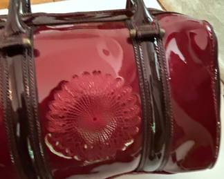 Desigual Patent Leather Satchel and Wallet Set