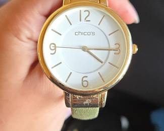 Chico's Stainless Steel Back Watch