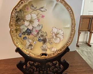 Hand Painted Nippon Porcelain Decorative Plate