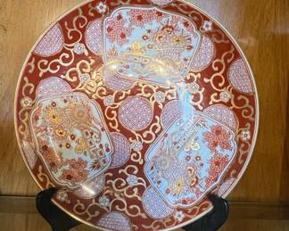 Kutani Porcelain Plate