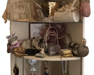 Assorted Vintage Handbags and Decorative Items