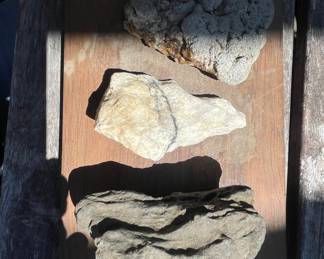 Collection of Three Natural Stone Specimens