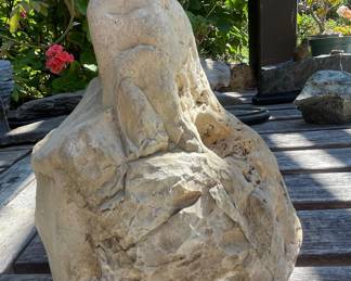 Natural Hag Stone Sculpture