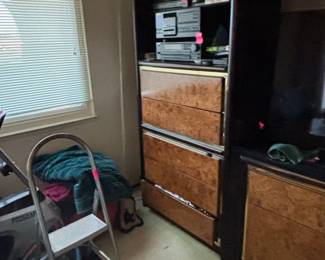 Century Furniture Chin Hua Burl Wood Armoire or Entertainment Center second image