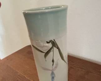 Hand-Painted Ceramic Vase Signed "Imai"