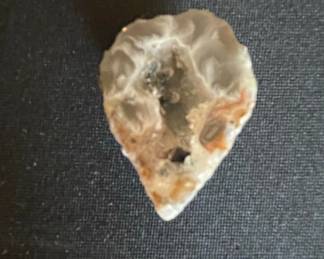 Polished Agate Geode Slice with Druzy Crystals