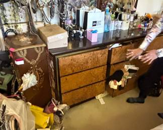 Century Furniture Chin Hua Burl Wood Armoire/Entertainment Center