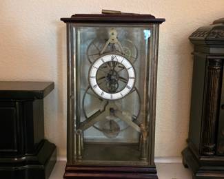 19th Century Antique French Skeleton Clock
