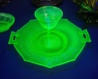 Uranium glass