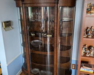 Gorgeous curve front cabinet