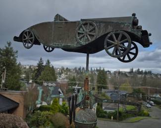 Vintage Automotive Weathervane