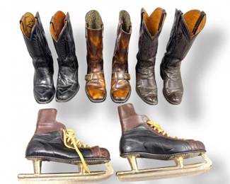 143 VintageWesternBootsIceSkatesTonyLamaNeoliteOthers