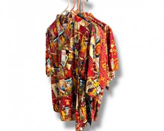 39 5xReynSpoonerUSCTrojansExclusiveHawaiianShirtsLargeMen