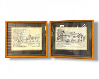 118 ArchitecturalPrintsShakespearesBirthplaceHolyTrinityChurch