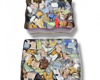 127 WadeWhimsiesCeramicFigurinesCollectionManyInOriginalBags