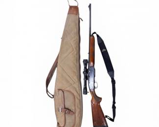 2 RemingtonModel740WoodsmasterSemiAutoRiflewScopeSoftCase