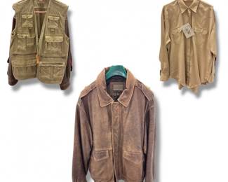 48 TruWestShirtNewCabelasLeatherJacketBananaRepublicVest