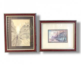 128 JohnCBurrowsBigBenArchieBoydRoyalStreetFramedArtwork