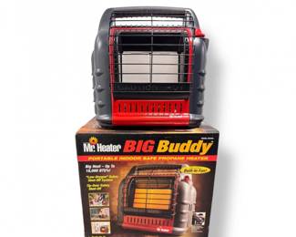 31 MrHeaterBigBuddyPortablePropaneHeaterwFanNewinBox
