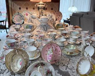 Vintage English Bone China Tea Set